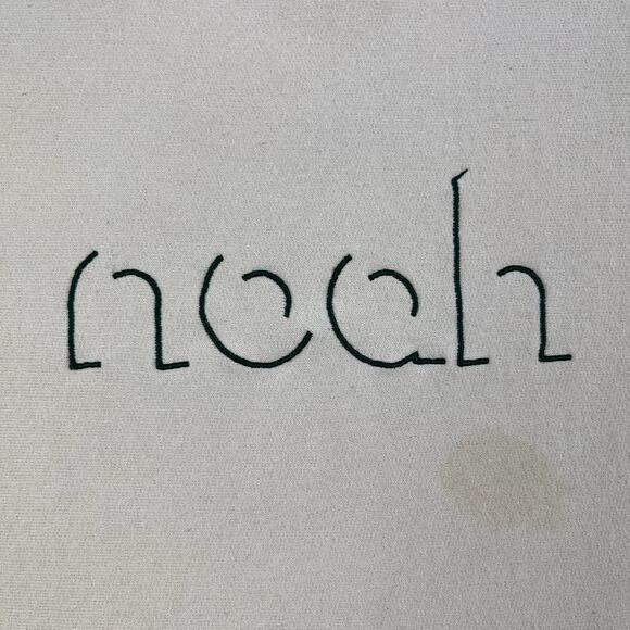 Noah NYC Sweatshirt Adult Small Pink Embroidered Crewneck Pullover Terry Cotton - Picture 3 of 12